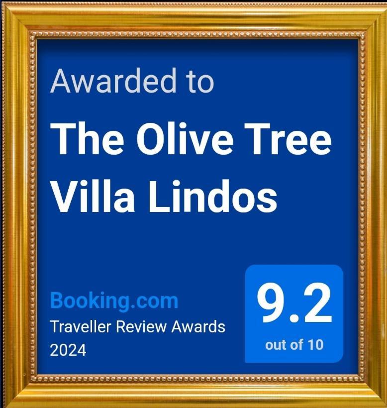 The Olive Tree Villa Lindos Bagian luar foto